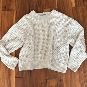 Cupcake velvet knit sweater by Francesca's Collections, sz medium